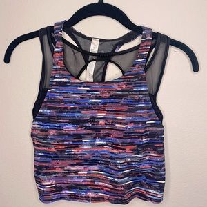 Lululemon size 4 athletic crop tank top